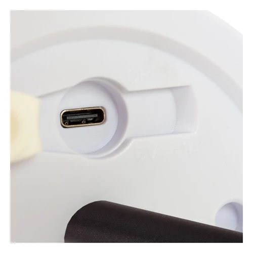 Lucide TYON - Lampe de table Rechargeable Intérieur/Extérieur - Batterie/Piles - LED Dim. - 1x2W 2700K - IP65 - Noir - détail 3